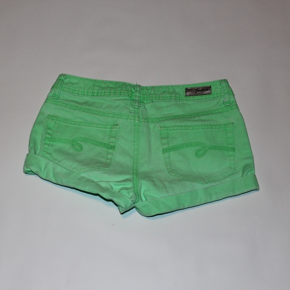 SOLD Justice Jeans 14R simply low green denim - Picture 3 of 5
